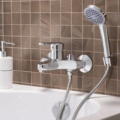 Смеситель для ванны, РМС, короткий излив, с картриджем, SL50-009E