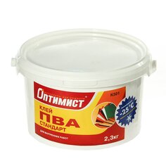 Клей ПВА Оптимист, однокомпонентный, 2.3 кг, K501