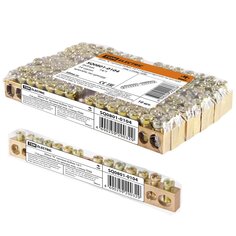 Шина нулевая N, 14/1, 14 групп, крепеж по центру, 6х9 мм, TDM Electric, SQ0801-0104