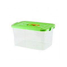 Контейнер хозяйственный 15 л, 41.5х27х22 см, с крышкой, Полимербыт, С811