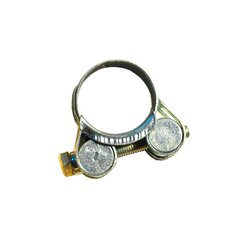 Хомут обжимной червячный усиленный, 26-28 мм, оцинкованный, Robust, SIL26-28RB41