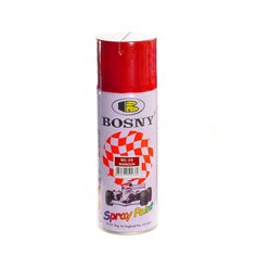 Краска аэрозольная, Bosny, №38, акрилово-эпоксидная, универсальная, глянцевая, бордовая, 0.4 кг