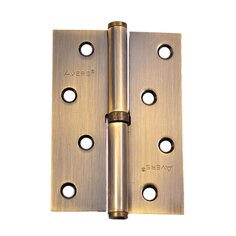 Петля для деревянных дверей, Avers, 100х75х2.5 мм, левая, B-AB_L, 30702, с подшипником, бронза