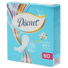 Прокладки женские Discreet, Deo Spring Breeze Trio, ежедневные, 60 шт