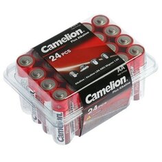 Батарейка Camelion, ААА (LR03, R3), Alkaline Plus, алкалиновая, 1.5 В, коробка, 24 шт, 7615