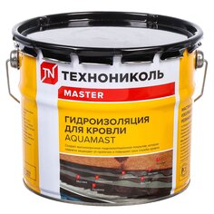 Мастика Технониколь, Aquamast, битумно-резиновая, гидроизоляционная, 3 кг, ведро, 420915