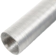 Воздуховод вентиляционый алюминий, диаметр 130 мм, гофрированный, 3 м, Event