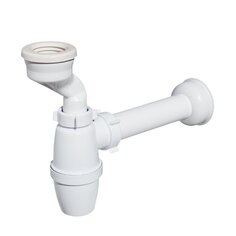 Сифон для писсуара, 1" 1/4, 40х40/50, полипропилен, с гофрой, Orio, Р-31009