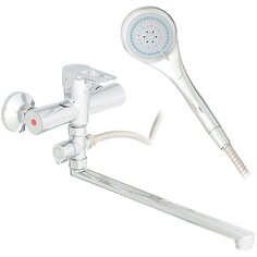 Смеситель для ванны, G.lauf, с картриджем, хром, NUD6-A045 Glauf