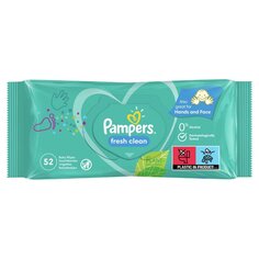 Салфетки влажные Pampers, Fresh Clean, 52 шт