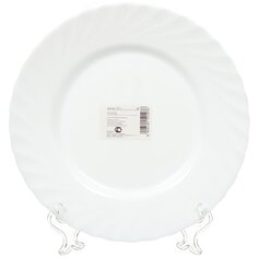 Тарелка обеденная, стекло, 24.5 см, круглая, Trianon, Luminarc, 61259/E9579/H3665/N5015/N3645