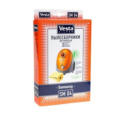 Мешок для пылесоса Vesta filter, SM 04, бумажный, 5 шт