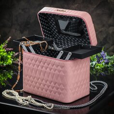 Шкатулка-кейс для украшений и косметики, 27.5х18х23.5 см, Y4-3129