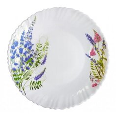 Тарелка десертная, стеклокерамика, 18 см, круглая, Лаванда, Daniks, НР70/К2041