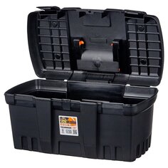 Ящик для инструментов, 15 , 21х38х19.5 см, пластик, Techniker, черный, BR3747ЧР