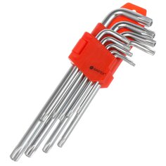 Ключ шестигранный, 9 предметов, Bartex, Г-образный, TORХ, AI-2904003
