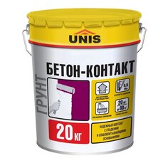 Грунтовка Unis, для внутренних и наружных работ, 20 кг