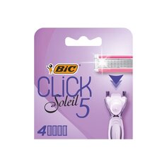 Сменные кассеты для бритв Bic, Click 5 Soleil, для женщин, 5 лезвий, 4 шт, 503711