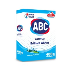 Порошок ABC для ручной стирки белья Свежесть гор 400 г