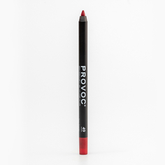 Provoc, Гелевая подводка-карандаш для губ №49, Sexy Scarlet, цвет бордовый