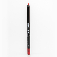 Provoc, Гелевая подводка-карандаш для губ №24, Heat of the Moment, цвет темно-красный