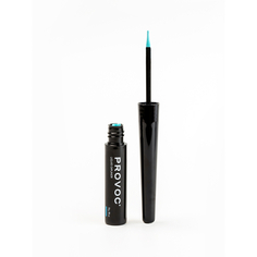 Provoc, Суперстойкая подводка для глаз Liquid Dipliner, Sky Blue
