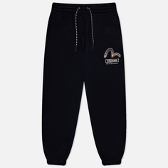 Мужские брюки Evisu Evisukuro Metallic Eect Printed, цвет чёрный, размер XL