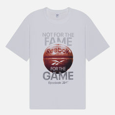 Мужская футболка Reebok Basketball Fame, цвет белый