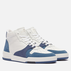 Мужские кроссовки Zespa ZSP24 Nappa/Suede Bicolor, цвет белый