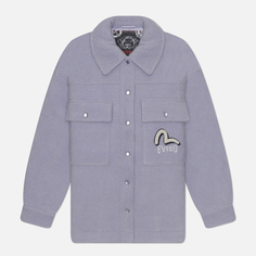 Женская рубашка Evisu Evisu & Seagull Applique Embroidered, цвет фиолетовый