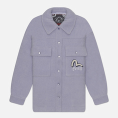 Женская рубашка Evisu Evisu & Seagull Applique Embroidered, цвет фиолетовый, размер M