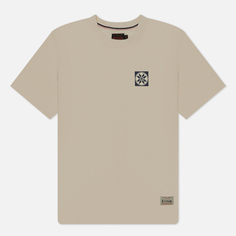 Мужская футболка Evisu Evergreen Kumadori Daruma With Lantern Printed, цвет бежевый