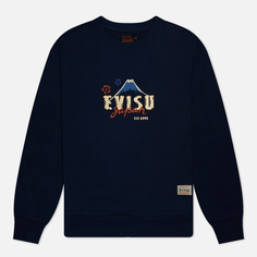 Мужская толстовка Evisu Evergreen Kumadori Daruma Printed, цвет синий, размер XXL