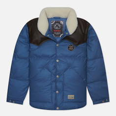 Мужской пуховик Evisu Evergreen Down With Detachable Sleeve, цвет синий