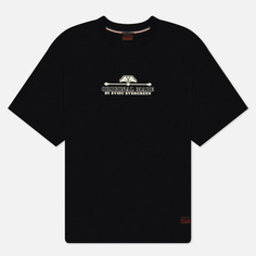Мужская футболка Evisu Evergreen Logo Printed, цвет чёрный, размер XXL