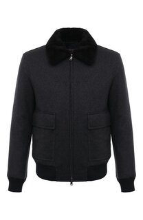 Бомбер с отделкой из меха нутрии MUST