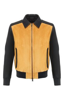 Замшевый бомбер Brioni