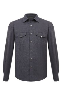 Хлопковая рубашка Stefano Ricci