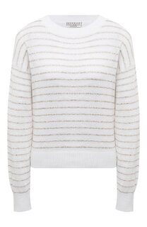 Хлопковый пуловер Brunello Cucinelli