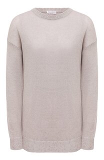 Пуловер изо льна и шелка Brunello Cucinelli