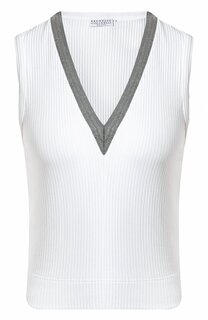 Хлопковый топ Brunello Cucinelli