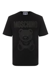 Хлопковая футболка Moschino