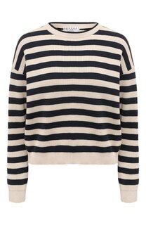 Хлопковый пуловер Brunello Cucinelli