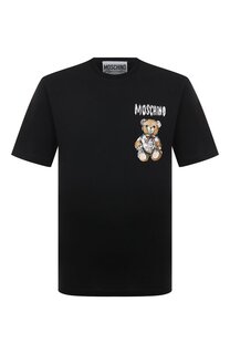 Хлопковая футболка Moschino