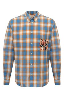 Хлопковая рубашка Gucci