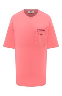 Хлопковая футболка Fendi