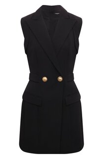 Шерстяное платье Balmain
