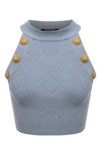 Топ из вискозы Balmain