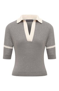 Хлопковый пуловер Lorena Antoniazzi