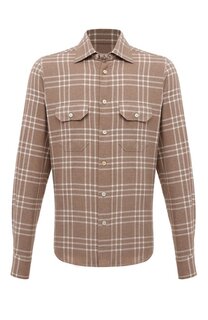 Хлопковая рубашка Kiton